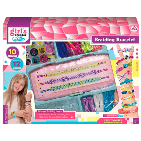 Креативный набор Essa Toys Girl's Creator Braiding Bracelet MBK-515 Разноцветный Для девочек, 5+ photo 1