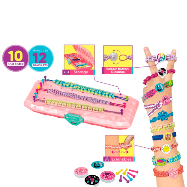 Креативный набор Essa Toys Girl's Creator Braiding Bracelet MBK-515 Разноцветный Для девочек, 5+ photo 2