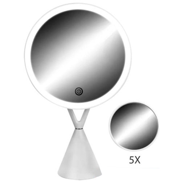 Oglindă de machiaj LED Mirror RM282-SL Matt Silver  photo 2