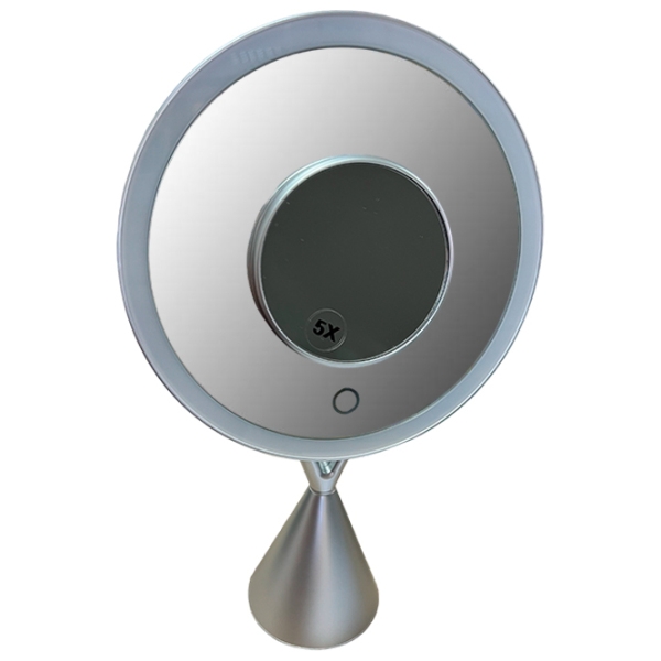 Oglindă de machiaj LED Mirror RM282-SL Matt Silver  photo 3