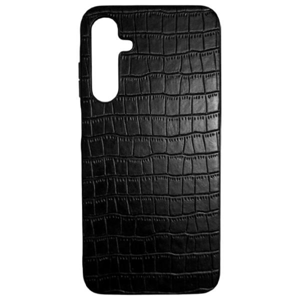 Чехол для смартфона Samsung Galaxy A25 (Premium Leather) Leather Черный EVO, ТПУ, Back