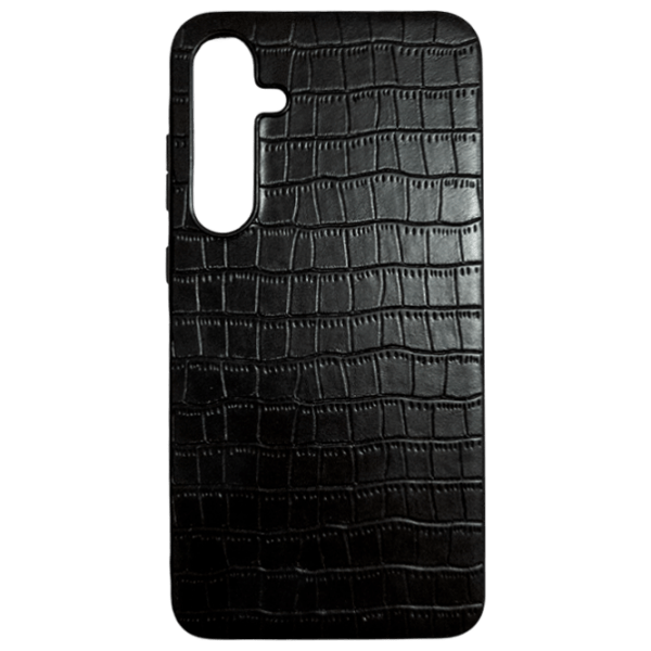 Чехол для смартфона Samsung Galaxy A55 (Premium Leather) Leather Черный EVO, ТПУ, Back photo 1