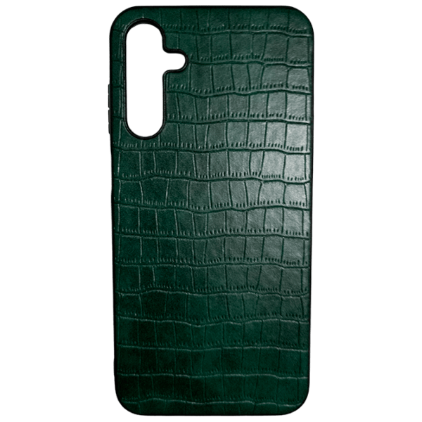 Чехол для смартфона Samsung Galaxy A15 4G (Premium Leather) Leather Зелёный EVO, ТПУ, Back