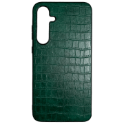 Чехол для смартфона Samsung Galaxy A35 (Premium Leather) Leather Зелёный EVO, ТПУ, Back