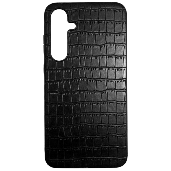 Чехол для смартфона Samsung Galaxy A35 (Premium Leather) Leather Черный EVO, ТПУ, Back photo 1
