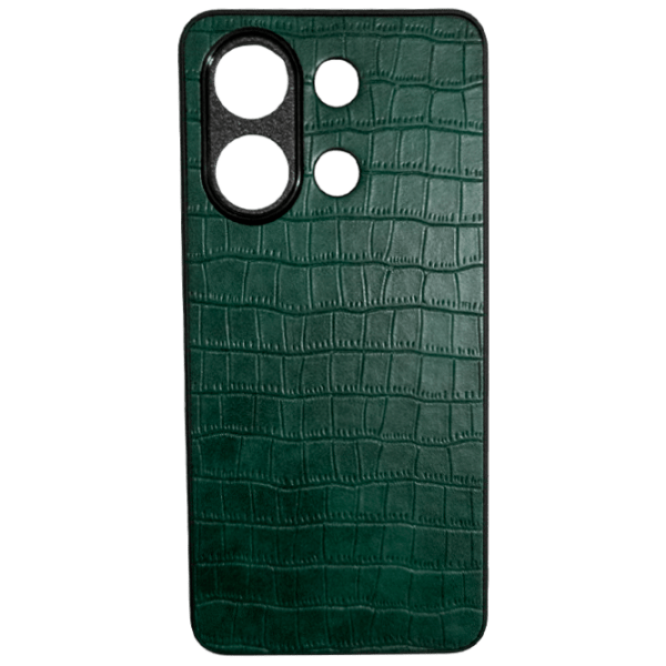 Husă pentru smartphone Xiaomi Redmi Note 13 4G (Premium Leather) Leather Green EVO, TPU, Back photo 1