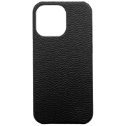 Чехол для смартфона Apple iPhone 15 Pro Max (Soft Leather) Leather Черный EVO, PC, Back