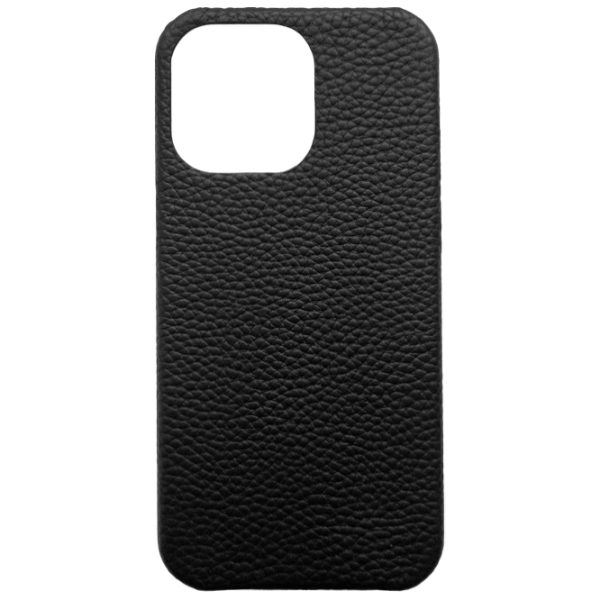 Чехол для смартфона Apple iPhone 15 Pro (Soft Leather) Leather Черный EVO, PC, Back