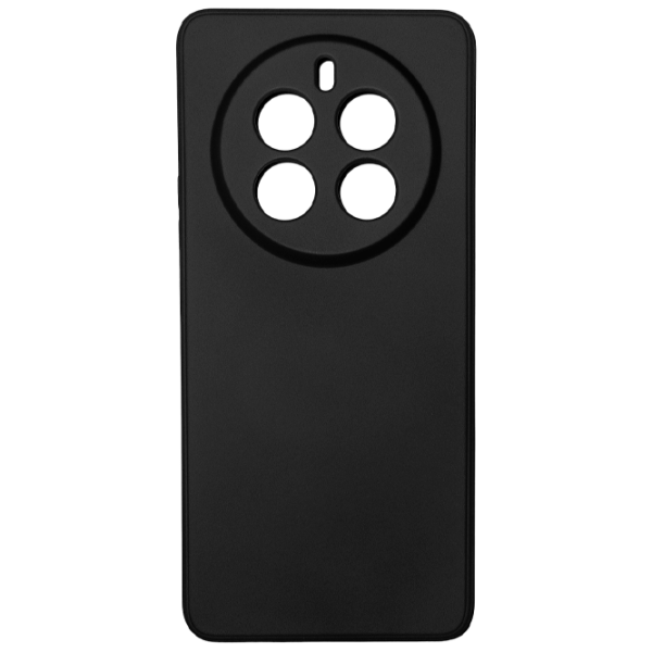 Чехол для смартфона Realme 12 Pro (Soft Touch) Черный EVO, ТПУ, Back photo 1