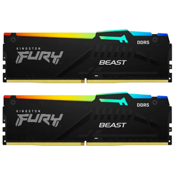 Memorie RAM 64 GB Kingston FURY Beast RGB KF560C36BBEAK2-64 DIMM, DDR5, 6000 MHz photo 1