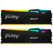 Memorie RAM 64 GB Kingston FURY Beast RGB KF560C36BBEAK2-64 DIMM, DDR5, 6000 MHz
