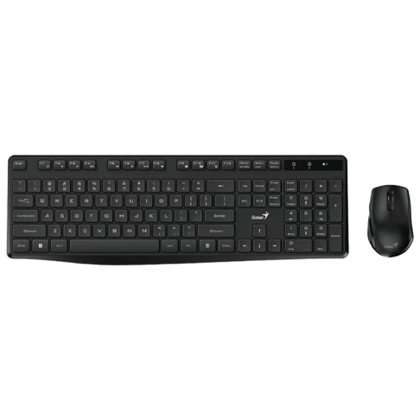 Клавиатура и Мышь Genius KM-8206S Черный Для дома и офиса, Беспроводные photo 1