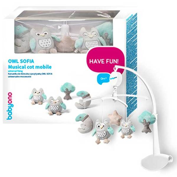 Игрушка для колясок и кроваток BabyOno Animals 0443 Белый 0+ photo 4