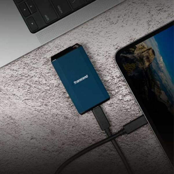 Unități de stocare externe SSD Transcend ESD410C 2 TB Dark Blue  photo 5