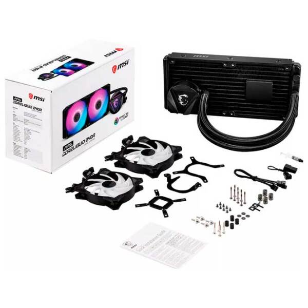 Жидкостное охлаждение MSI MAG CORELIQUID 240R V2 Черный  photo 4