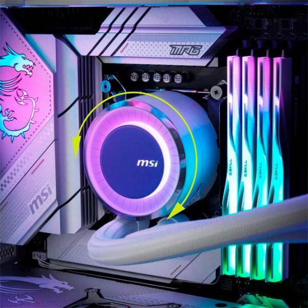 Жидкостное охлаждение MSI MAG CORELIQUID E360 Белый  photo 5