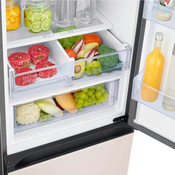 Frigider Samsung RB38C6B6D39/UA Beige 276l / No Frost, 124l / No Frost, E photo 9