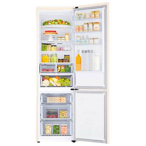 Frigider Samsung RB38C603EEL/UA Beige 273l / No Frost, 112l / No Frost, E photo 5