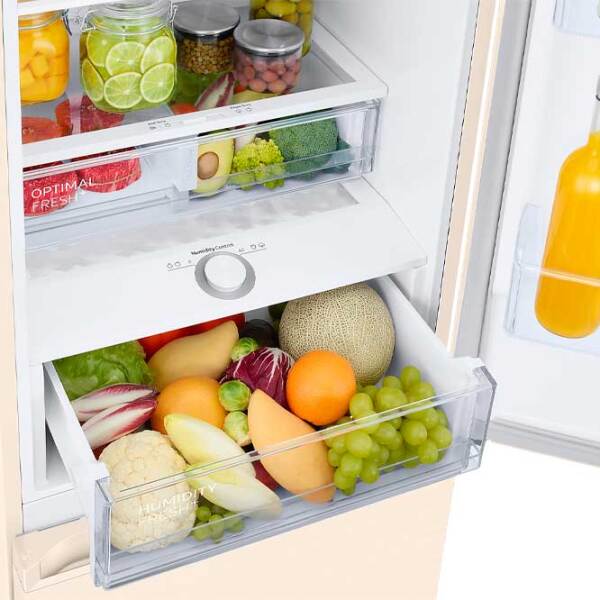 Frigider Samsung RB38C603EEL/UA Beige 273l / No Frost, 112l / No Frost, E photo 8