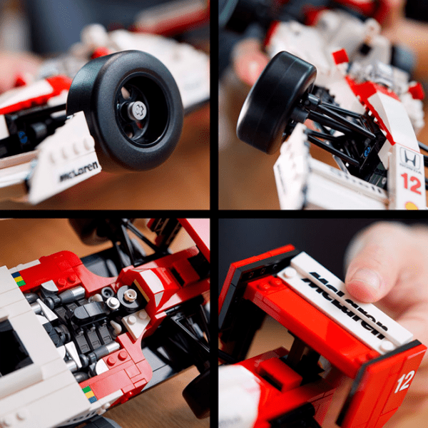 Constructor LEGO McLaren MP4/4 & Ayrton Senna Multicolor Numărul de piese 965, 18+ photo 12