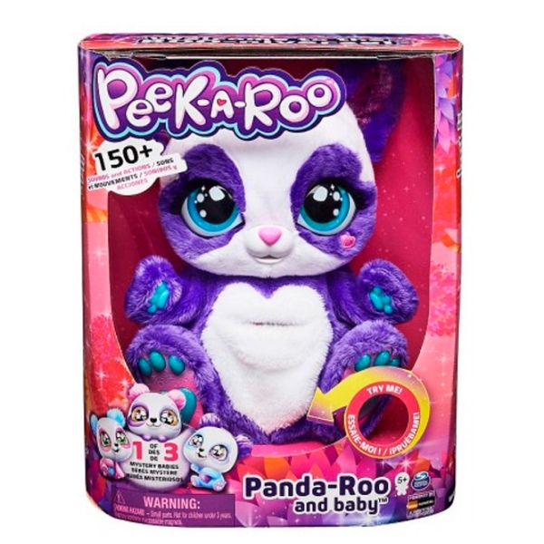 Jucărie interactivă Spin Master PEEK-A-ROO 6064428 Violet 3+ photo 2