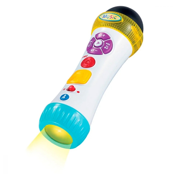 Интерактивная игрушка Noriel Minibo Microfonul Muzical Белый 18+ месяцев photo 4