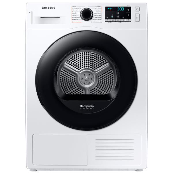 Mașină de uscat rufe Samsung DV90TA040AE/UA White 9 kg, B photo 1