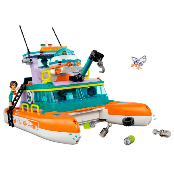Constructor LEGO Sea Rescue Boat Multicolor Numărul de piese 717, 7+ photo 3