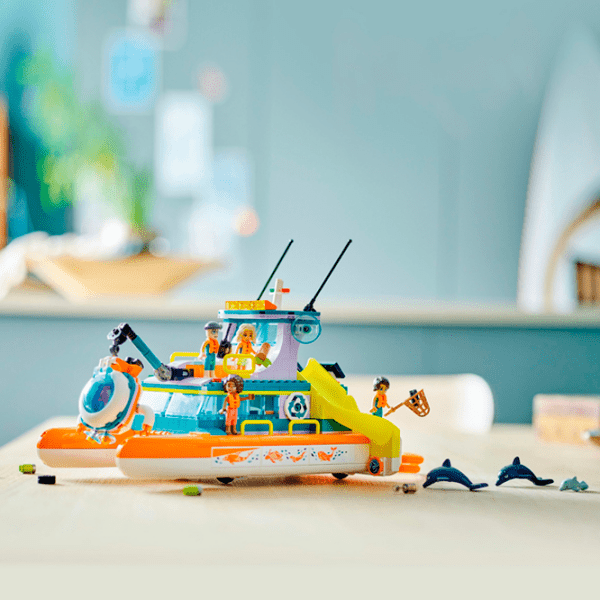 Constructor LEGO Sea Rescue Boat Multicolor Numărul de piese 717, 7+ photo 12