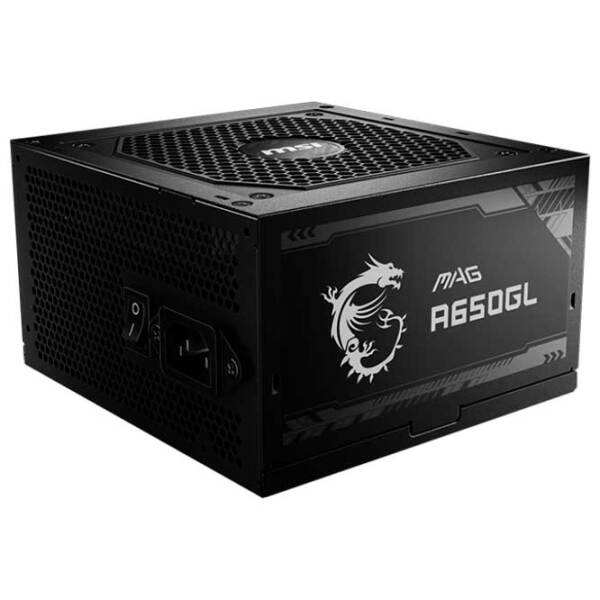 Блок питания MSI MAG A650GL 650 Вт Черный  photo 3