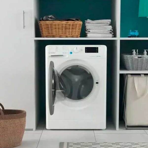 Mașină de spălat Indesit BDE 76435 WSV EE White 7 kg, 1400 rpm, D photo 11
