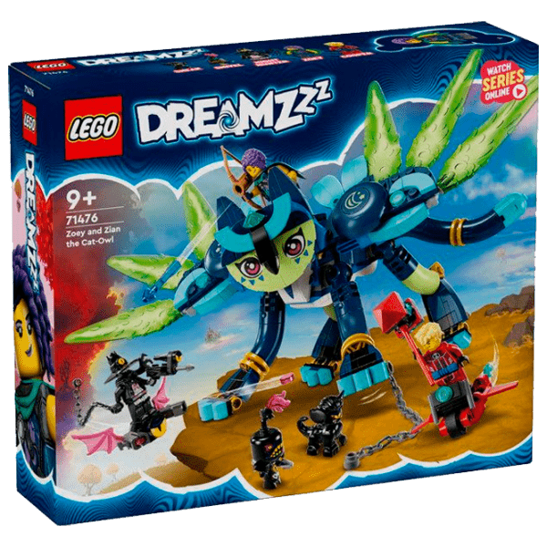 Constructor LEGO Zoey and Zian the Cat-Owl Multicolor Numărul de piese 437, 9+ photo 1
