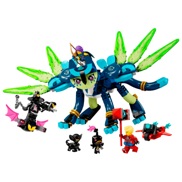 Constructor LEGO Zoey and Zian the Cat-Owl Multicolor Numărul de piese 437, 9+ photo 2