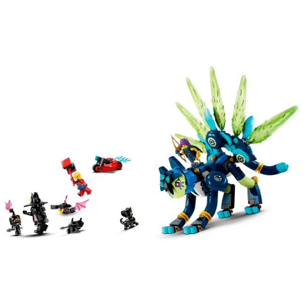 Constructor LEGO Zoey and Zian the Cat-Owl Multicolor Numărul de piese 437, 9+ photo 4