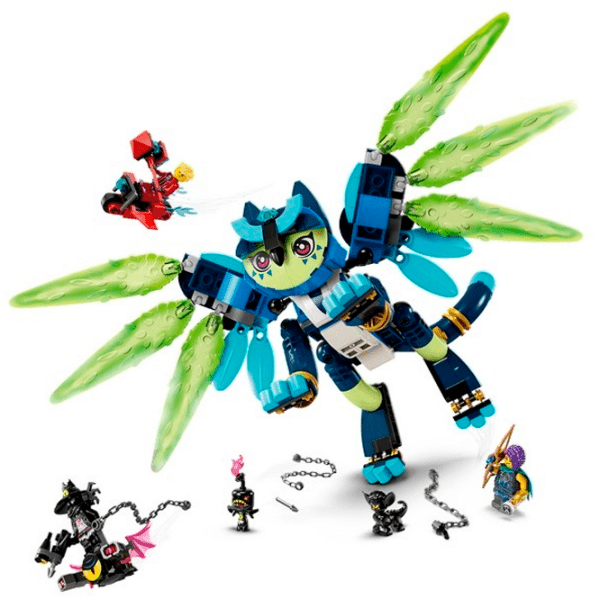 Constructor LEGO Zoey and Zian the Cat-Owl Multicolor Numărul de piese 437, 9+ photo 5