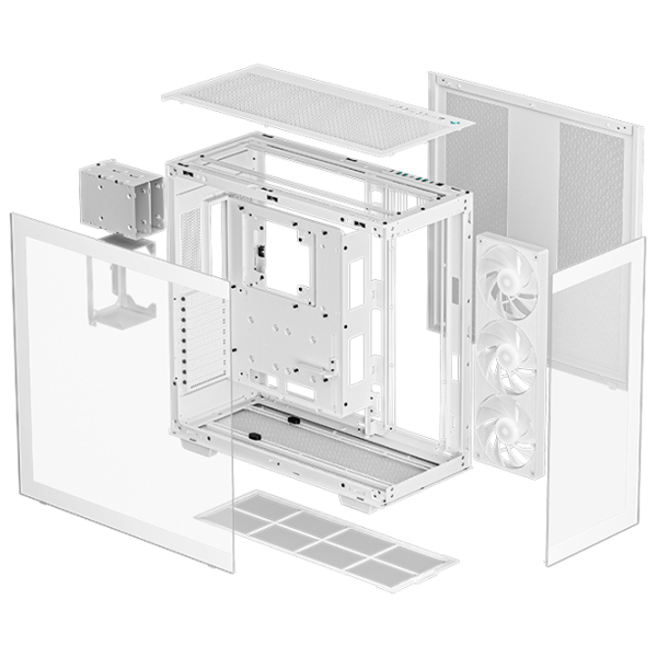 Корпус Deepcool CH780 Белый micro ATX photo 9