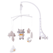 Карусель для кроватки Chipolino Raccoon MILS02113RC Белый 0+
