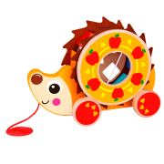 Игрушка каталка Tooky Toy Animals TKE011 Разноцветный 1+