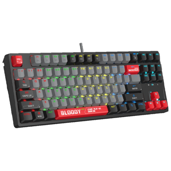 Tastatură Bloody S87 Black Gaming, Cu fir photo 2