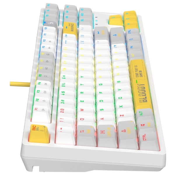 Клавиатура Bloody S87 Белый Игровой, Проводная photo 5