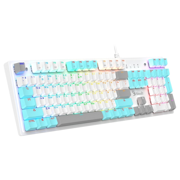 Клавиатура A4Tech Bloody S510R Белый Игровой, Проводная photo 5