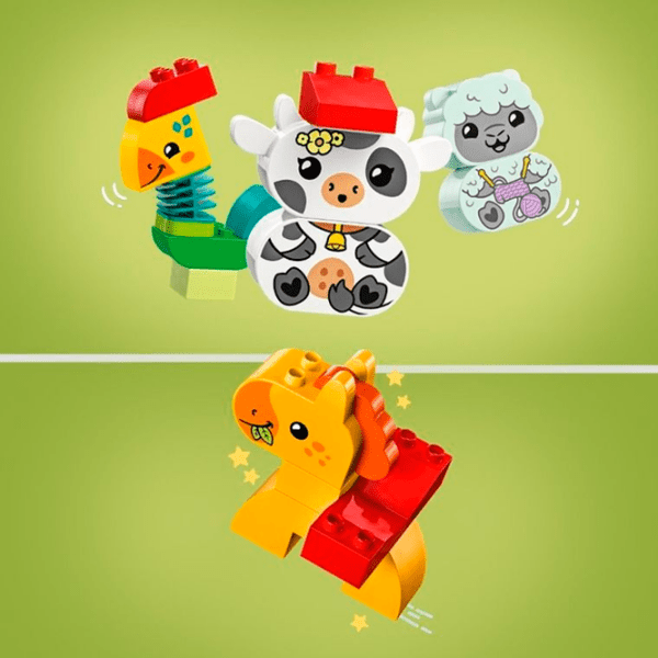 Constructor LEGO Animal Train Multicolor Numărul de piese 19, 1.5+ photo 8