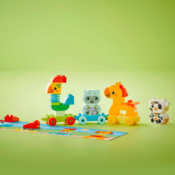 Constructor LEGO Animal Train Multicolor Numărul de piese 19, 1.5+ photo 9
