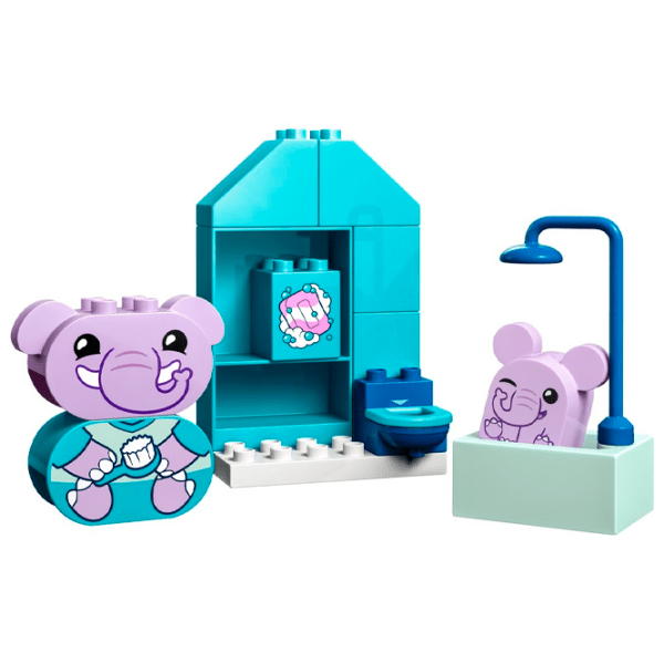 Constructor LEGO Daily Routines Bath Time Multicolor Numărul de piese 15, 1.5+ photo 2