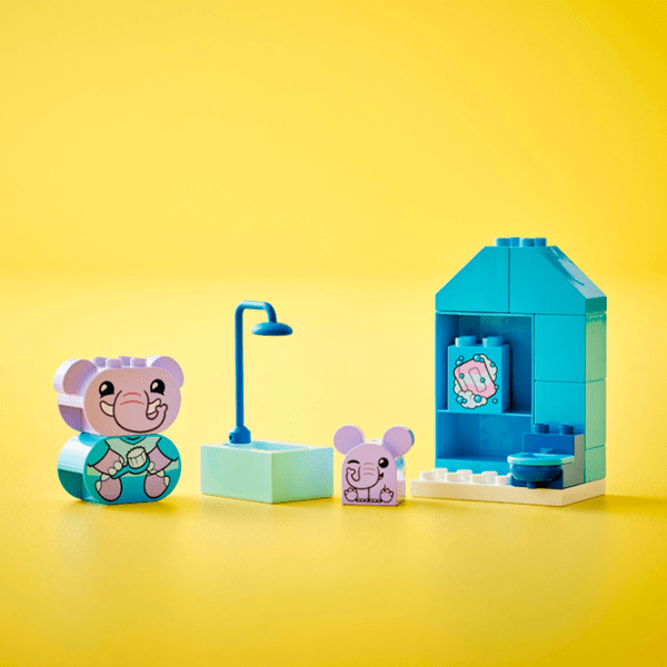 Constructor LEGO Daily Routines Bath Time Multicolor Numărul de piese 15, 1.5+ photo 7