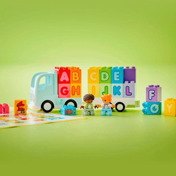 Constructor LEGO Alphabet Truck Multicolor Numărul de piese 36, 2+ photo 5