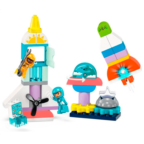 Constructor LEGO 3in1 Space Shuttle Adventure Multicolor Numărul de piese 58, 3+ photo 2