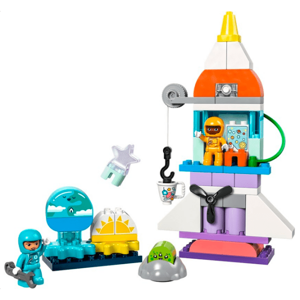 Constructor LEGO 3in1 Space Shuttle Adventure Multicolor Numărul de piese 58, 3+ photo 3
