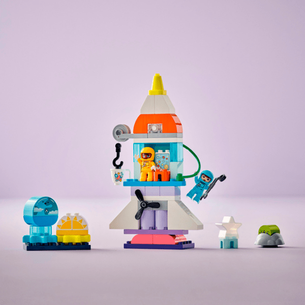 Constructor LEGO 3in1 Space Shuttle Adventure Multicolor Numărul de piese 58, 3+ photo 5
