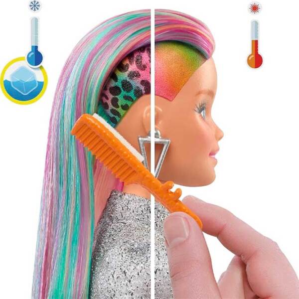 Păpușă Barbie Rainbow Leopard model GRN81 3+ photo 3